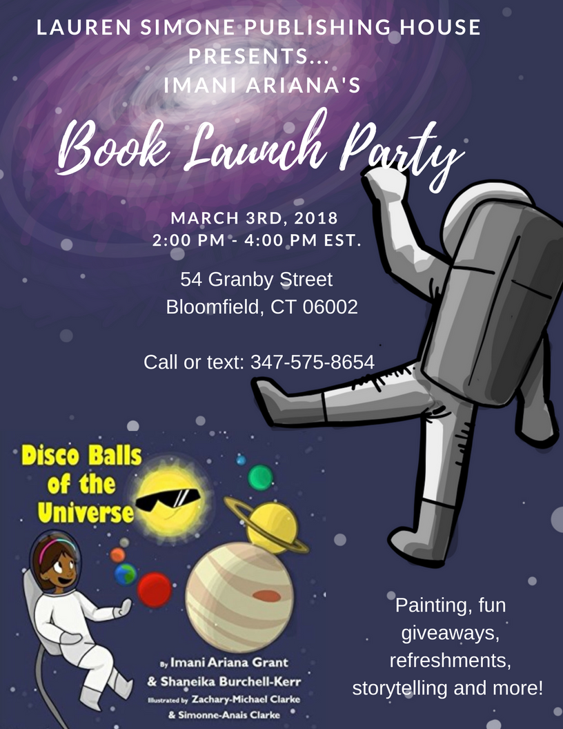 Disco Balls of the Universe Book Launch Party