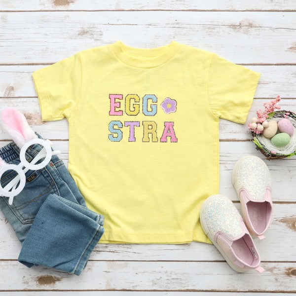 Eggstra Flower Toddler Graphic Tee_1