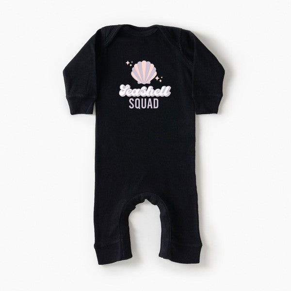 Seashell Squad Baby Romper_0