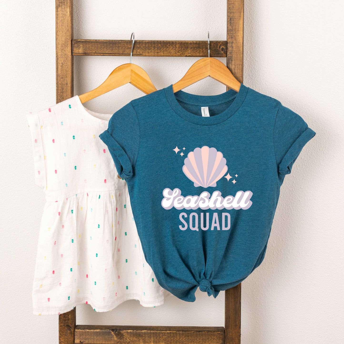 Seashell Squad Toddler Graphic Tee_0