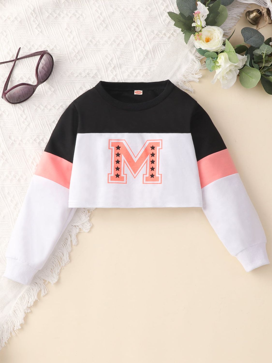 Kids discount cropped sweatshirt