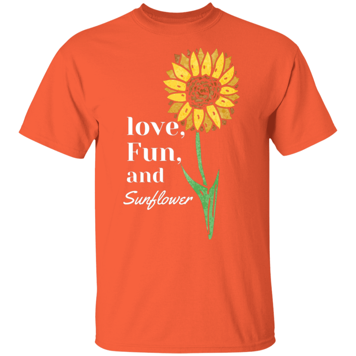 Love, Fun, Sunflower Youth T-shirt