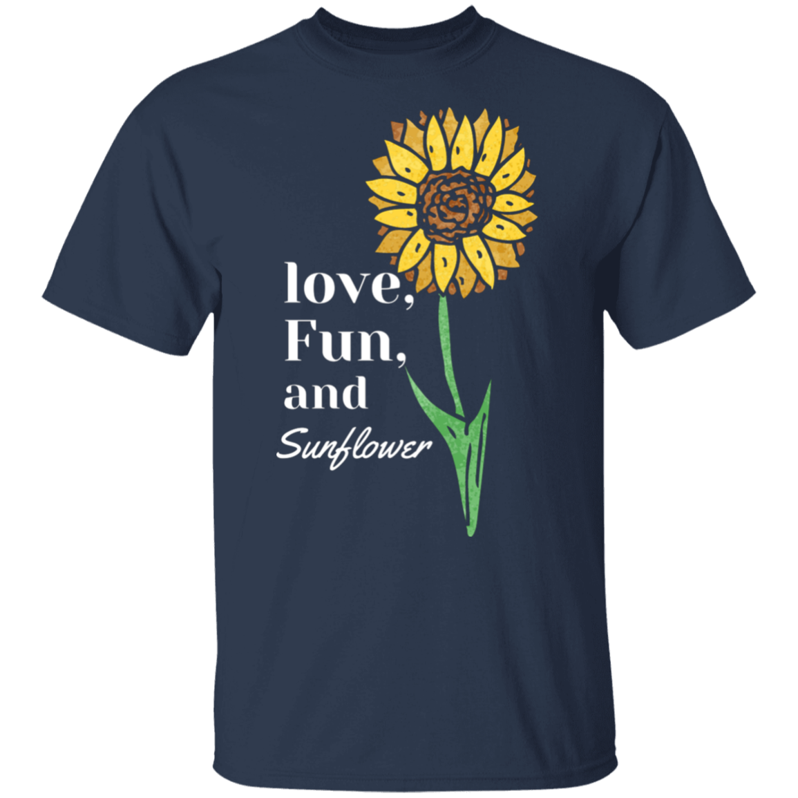 Love, Fun, Sunflower Youth T-shirt