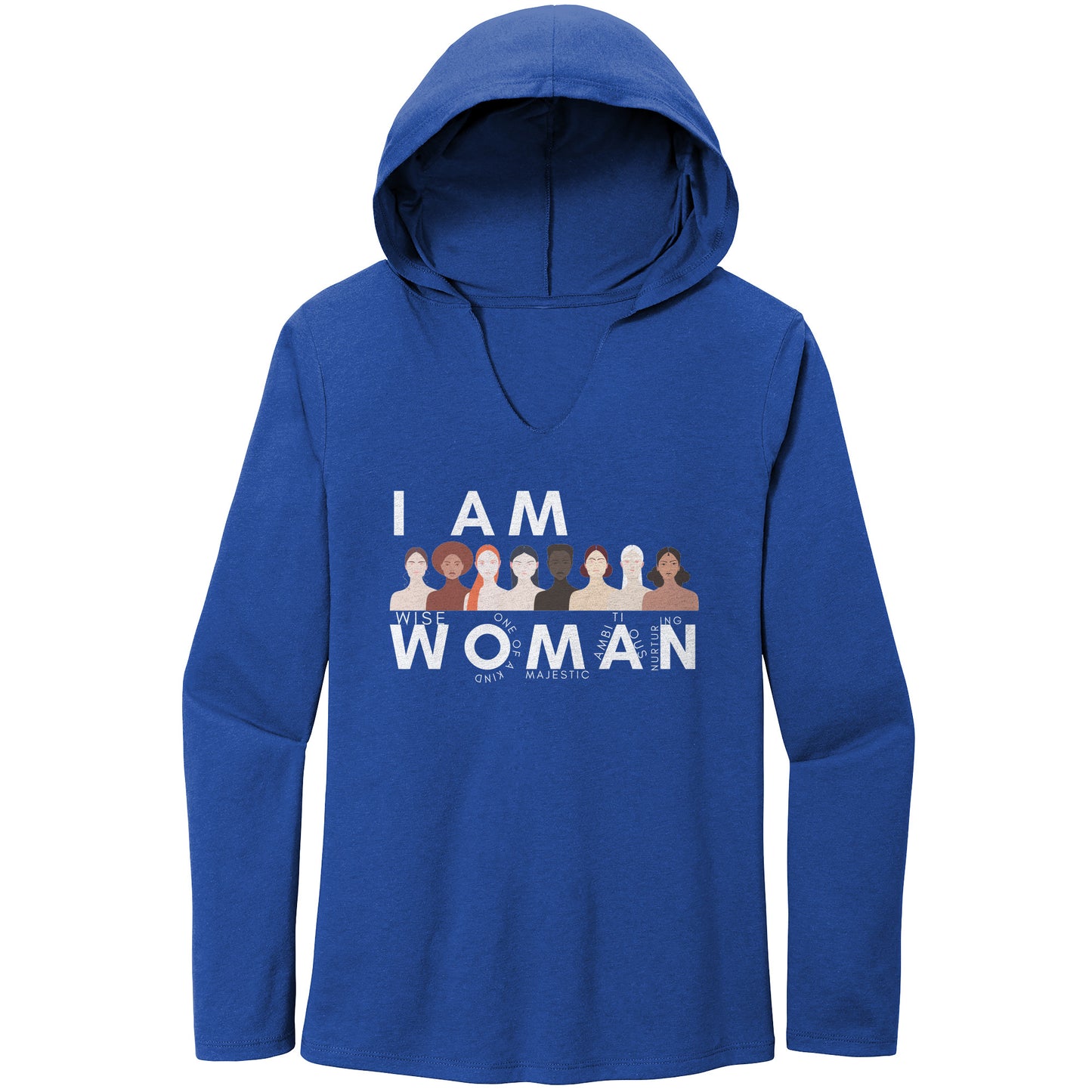 I AM WOMAN District Women's Perfect Tri Hoodie