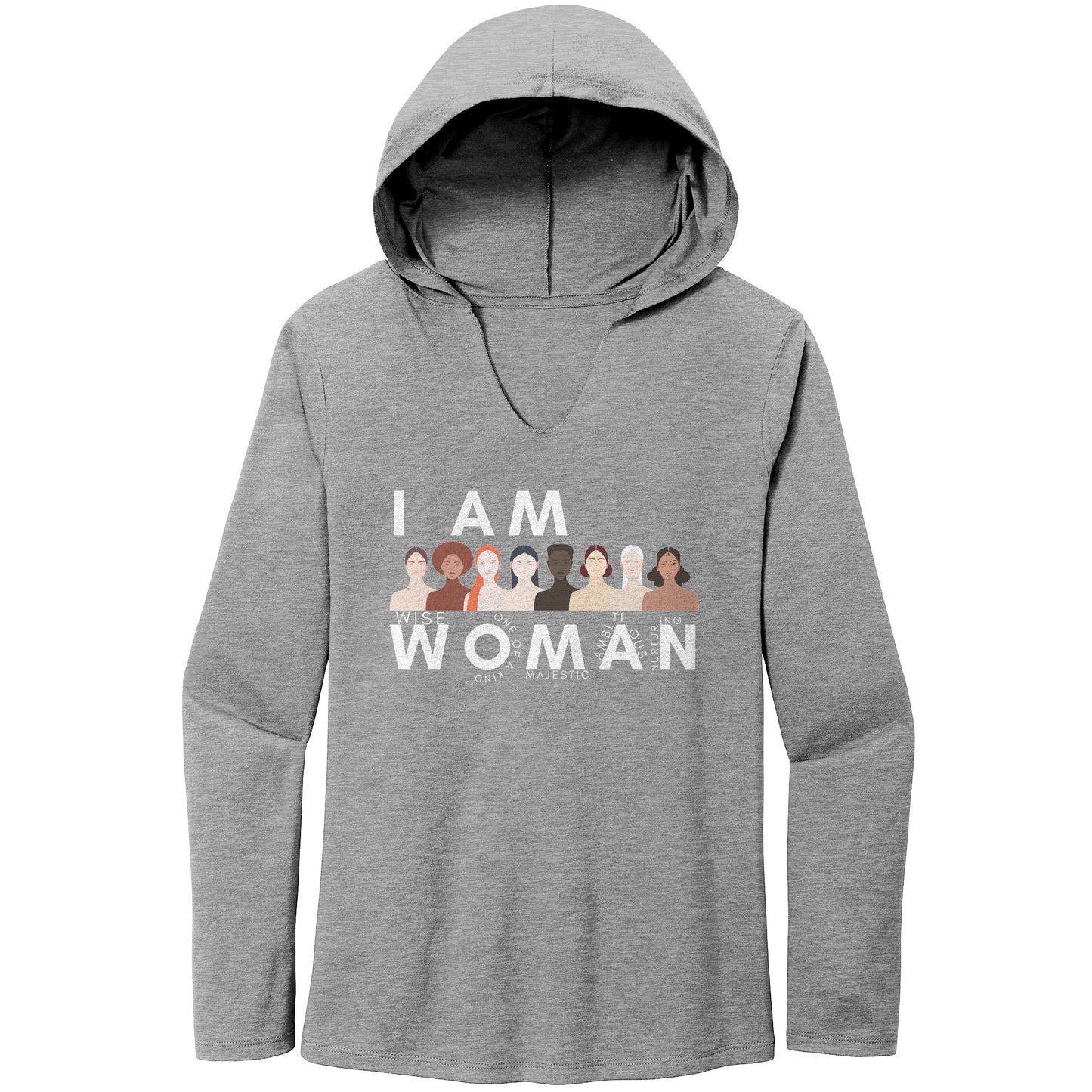 I AM WOMAN District Women's Perfect Tri Hoodie