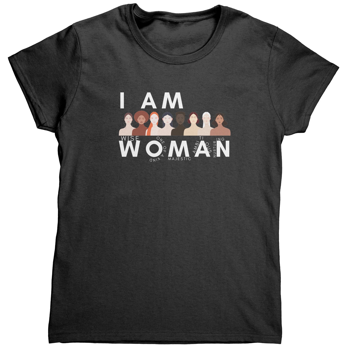 I AM WOMAN Gildan Women's Shirt