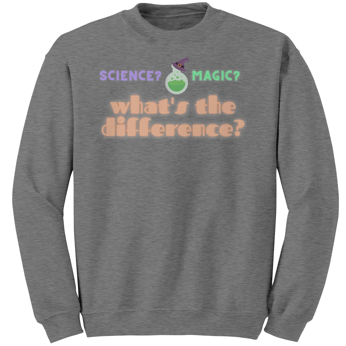 Magic And Science Crewneck Adult Sweatshirt