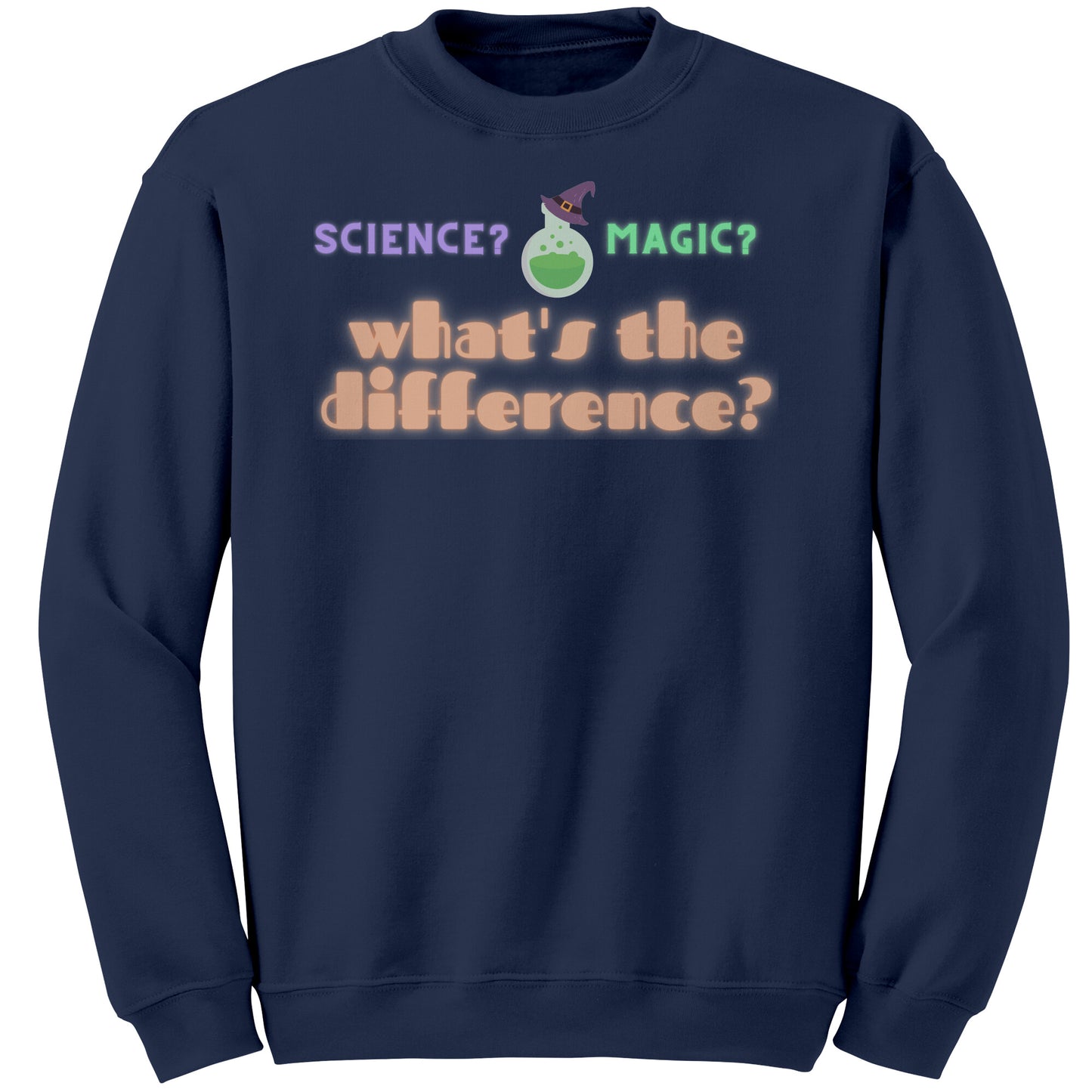 Magic And Science Crewneck Adult Sweatshirt