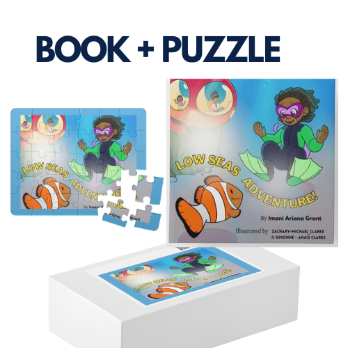 Low Seas Adventure Book & Puzzle Bundle