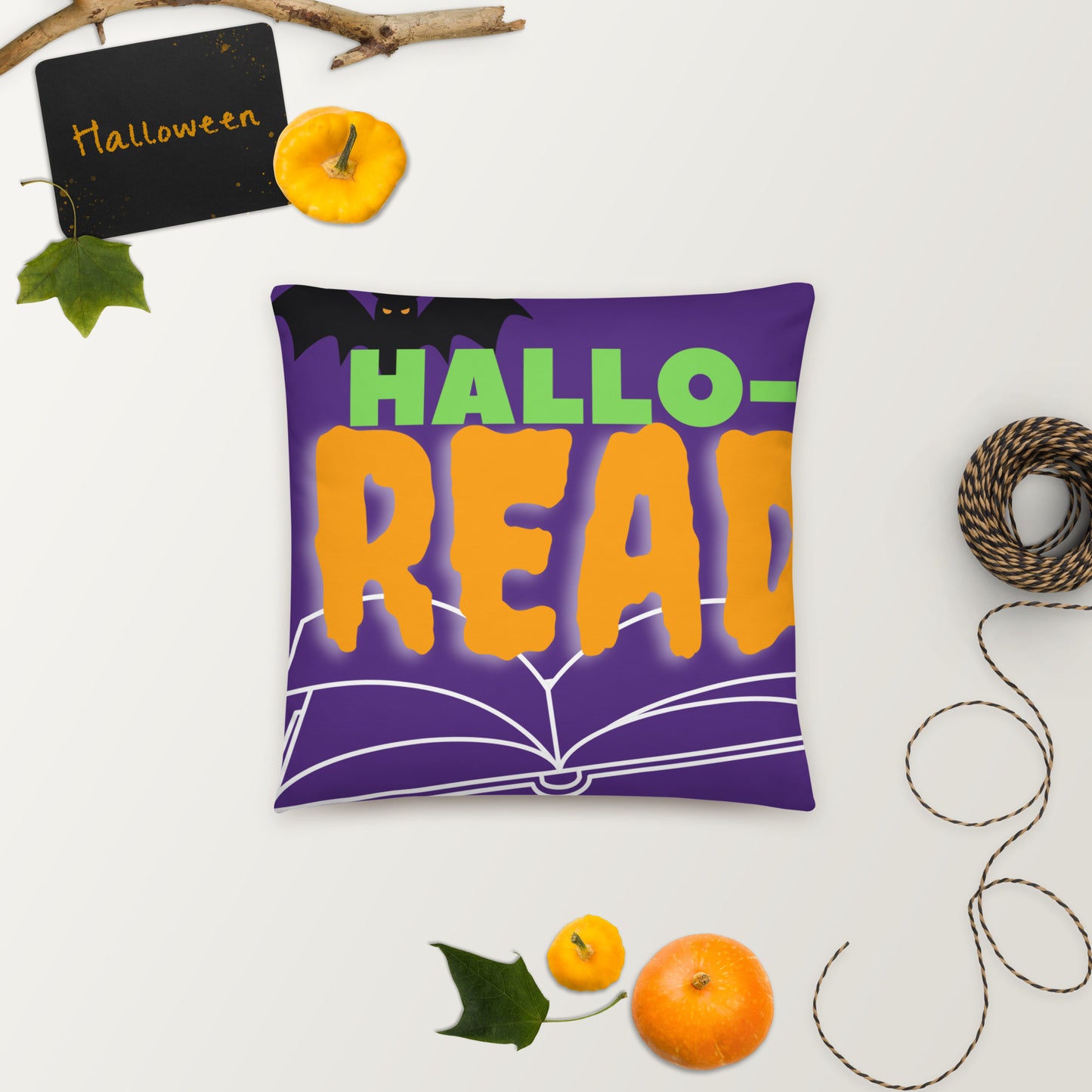 HALLO-READ Accent Pillow