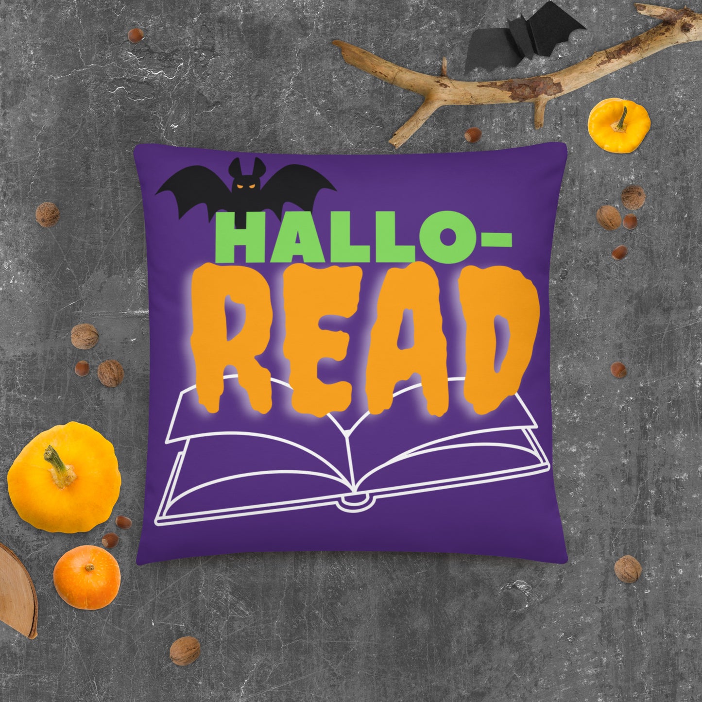 HALLO-READ Accent Pillow