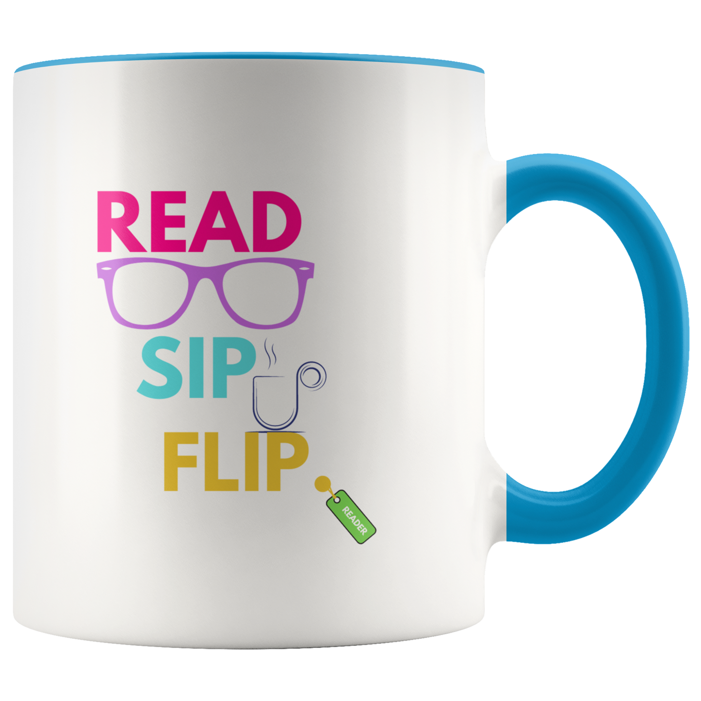 Read, Sip, Flip Mug