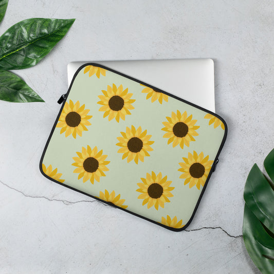 Friendly Sunflower Laptop Sleeve