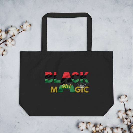 Blaxk Girl Magic Large organic tote bag