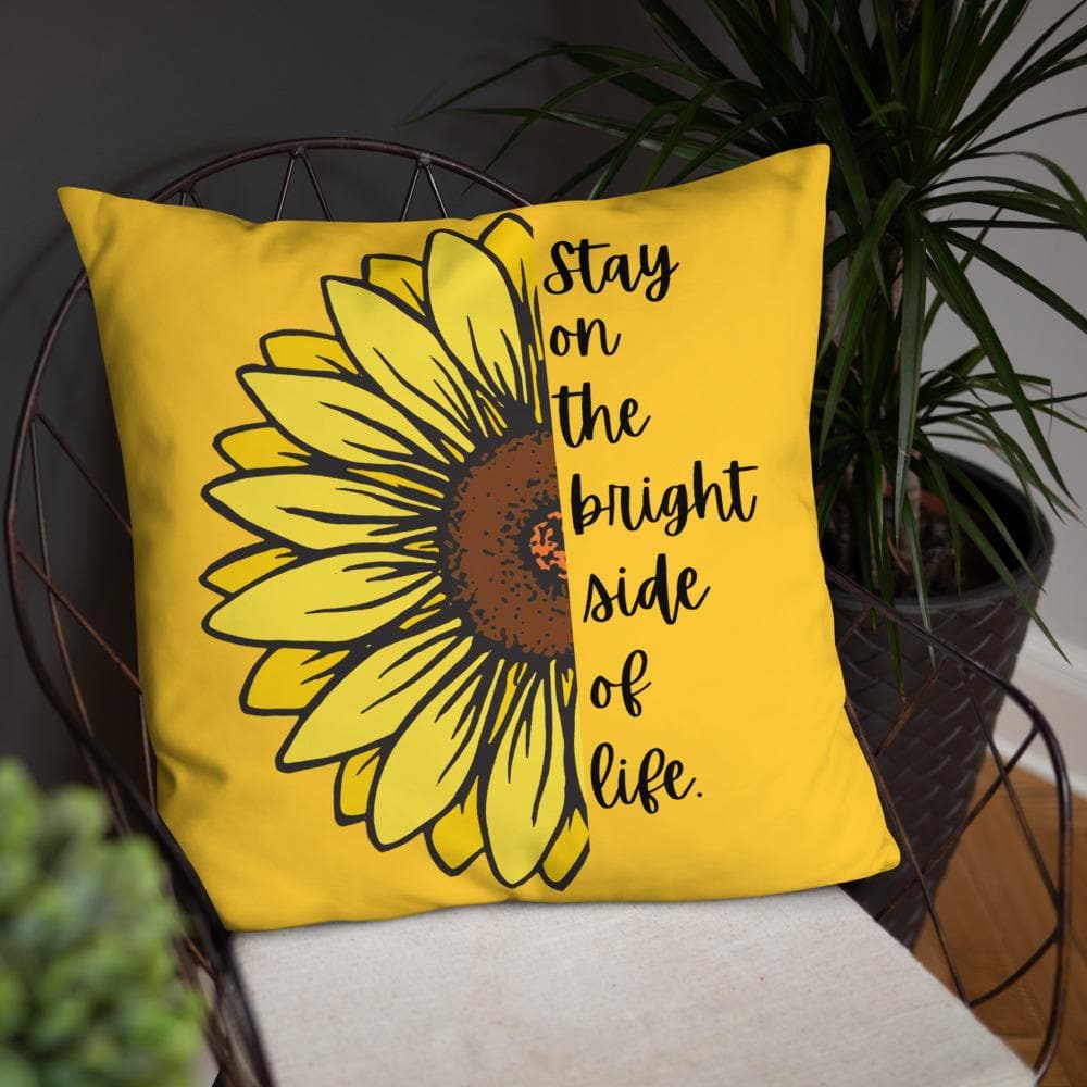 Sunflower Basic Throw Pillow
