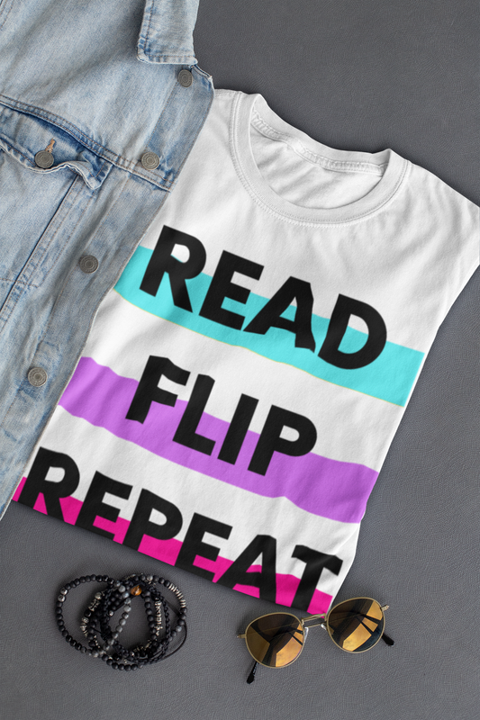 Read, Flip, Repeat T-shirt