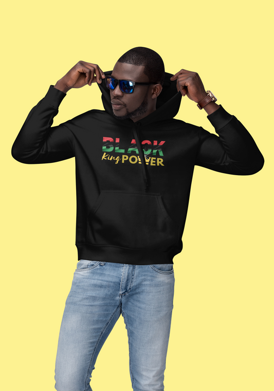 Black King Power Adult Hoodie