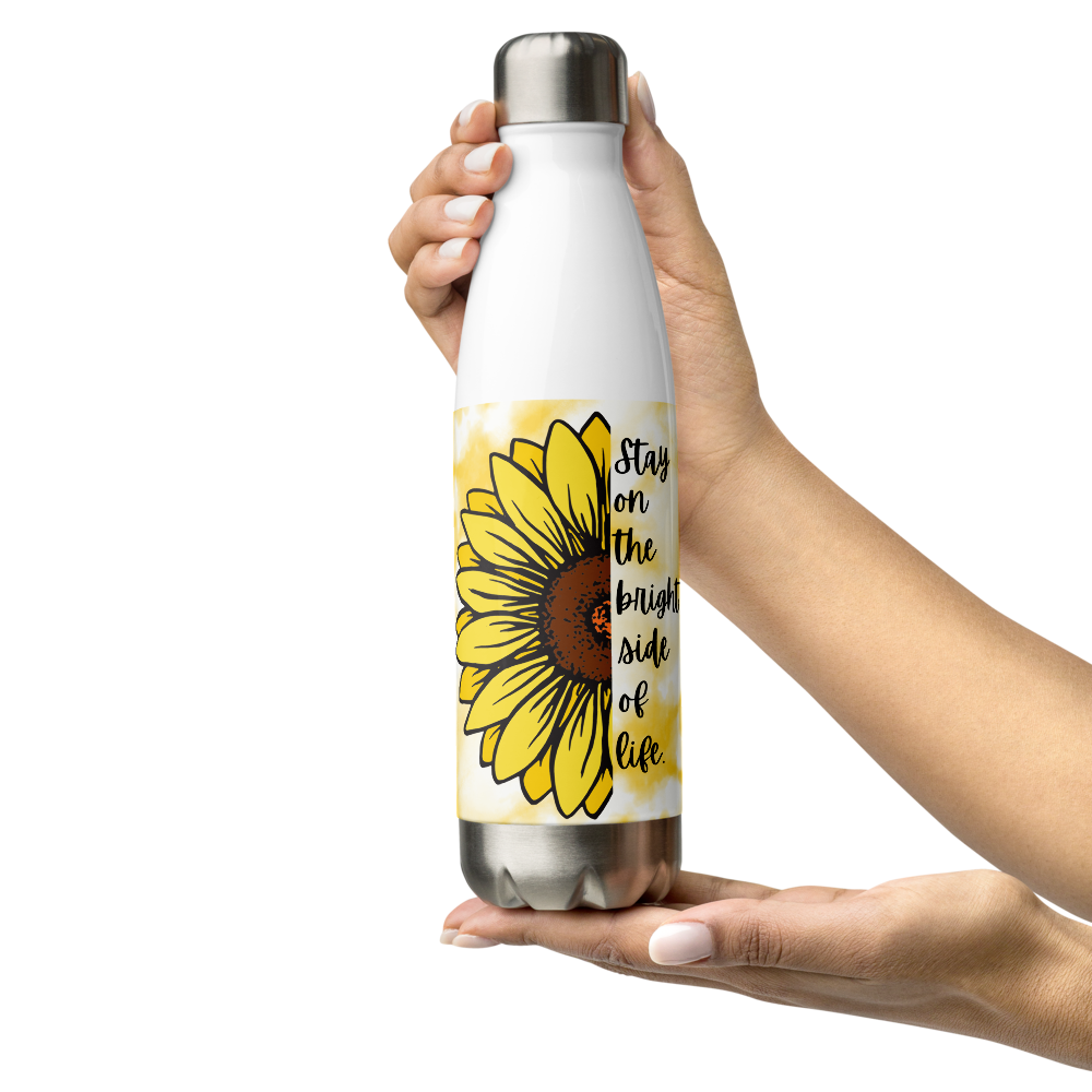 Bright Side Of Life Stainless Steel Water Bottle